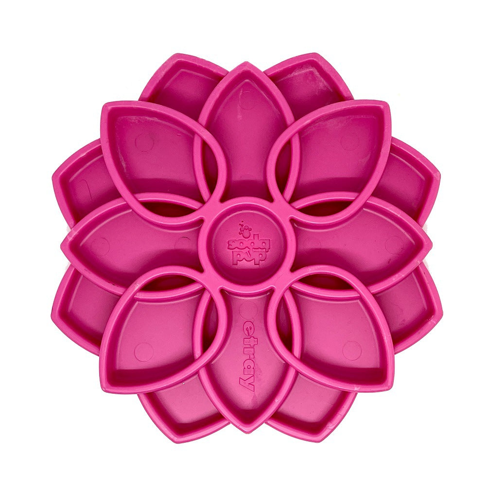Slow Feeder Dog Bowl Mat – Mandala Silicone Lick Pad