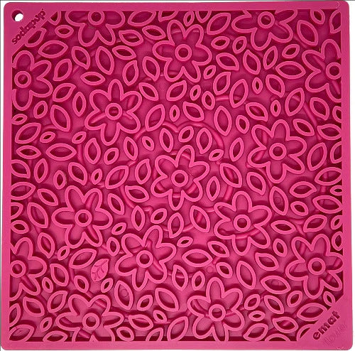 Slow Feeder Dog Bowl Mat – Mandala Silicone Lick Pad